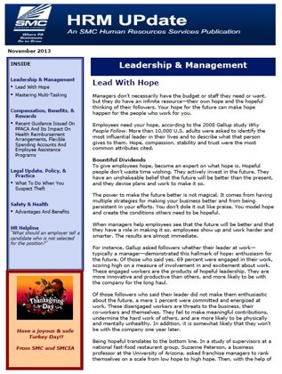 Hrm Update cover