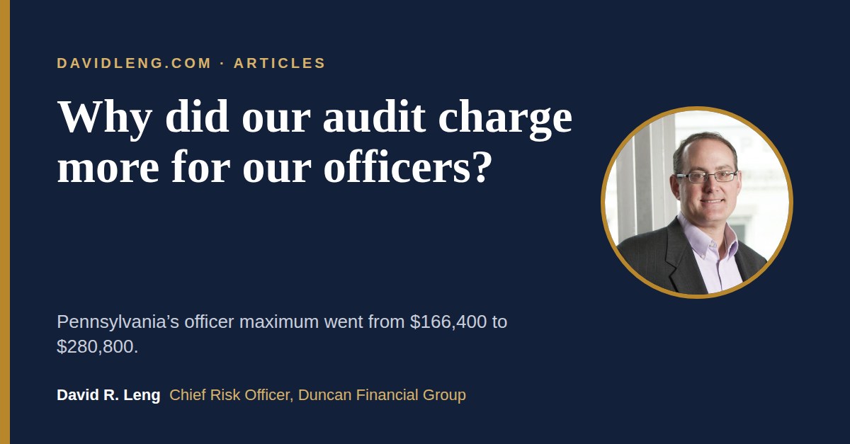 Why Did Our Workers' Comp Audit Charge More for Our Officers?